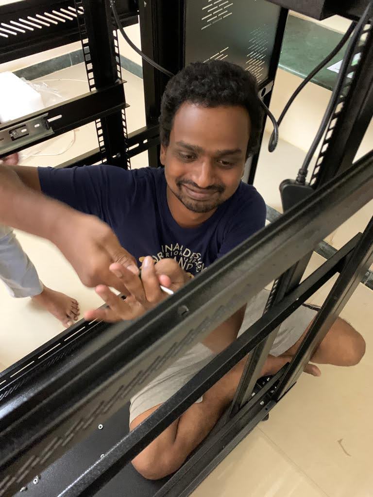 Putting together the early Jarvis Labs rack